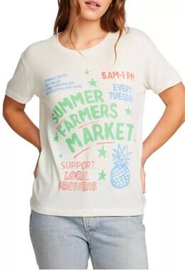 NWT Chaser retro vintage summer Farmers Market tee